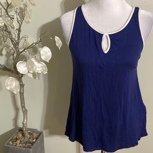 Malloy Navy Tank Top